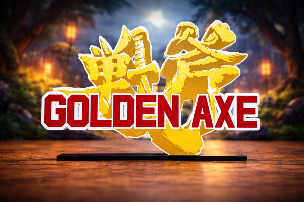 Golden Axe Arcade Aufsteller Topper