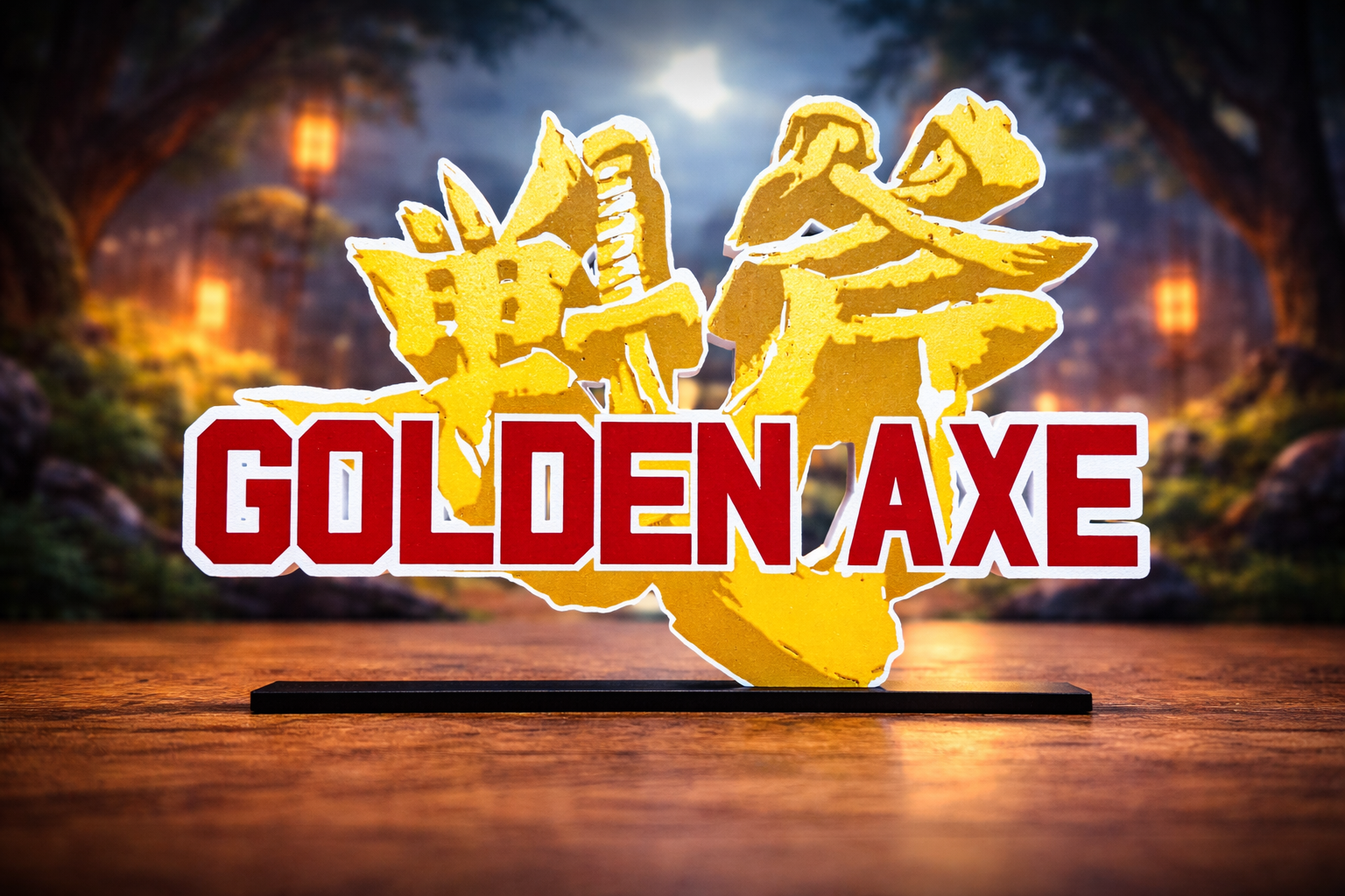 Golden Axe Arcade Aufsteller Topper