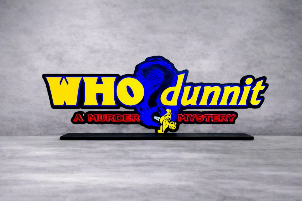 WHO dunnit? Topper für Bally