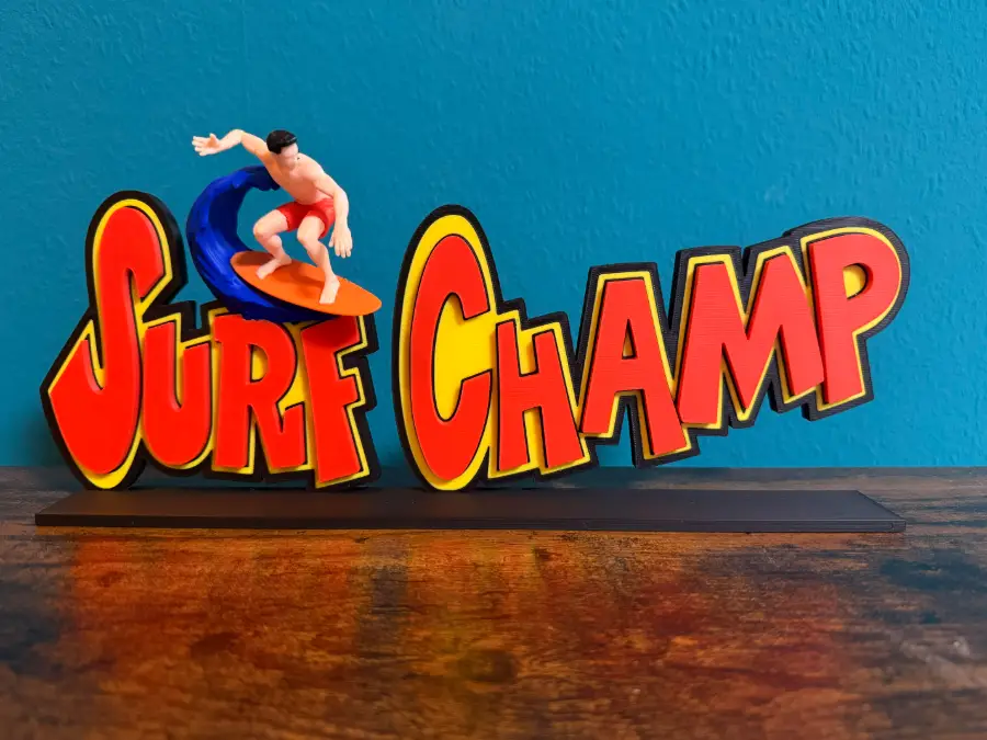 Surf Champ Topper für Gottlieb